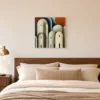 City of Ivory Domes by Bassem, canvas on a wall