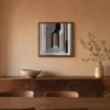 Corridor of Light by Bassem, framed print on a wall