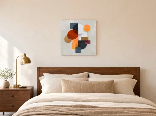 Balance on a Line by Bassem, canvas on a wall