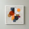 Balance on a Line by Bassem, framed print on a wall