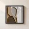 Sandstone Hush by Bassem, framed print on a wall