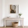 Sandstone Hush by Bassem, framed print on a wall