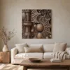 ba-0016-carved-coral-garden-canvas-2-canvas-room-living-greige-v4 Carved Coral Garden by Bassem, canvas on a wall