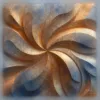 Golden Pinwheel by Bassem, the full artwork