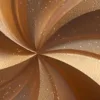 Golden Pinwheel by Bassem, detail at close range