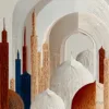 Towers Under Pale Arches by Bassem, the full artwork