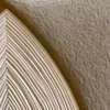 Combed Stone Swirls by Bassem, detail at close range