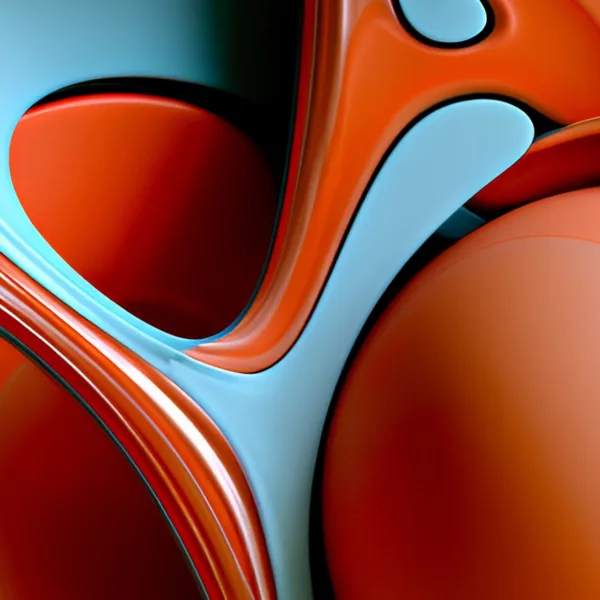 ba-0027-coral-and-aqua-form-print-4-detail-v6 Coral and Aqua Form by Bassem, detail at close range
