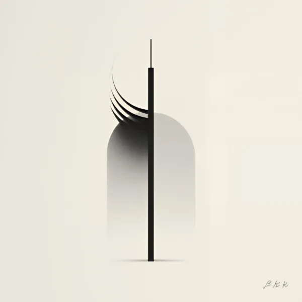 The Quiet Spire by Bassem, the full artwork