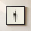 The Quiet Spire by Bassem, framed print on a wall