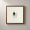 The Quiet Spire by Bassem, framed print on a wall