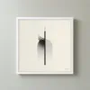 The Quiet Spire by Bassem, framed print on a wall