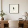 The Quiet Spire by Bassem, framed print on a wall