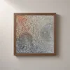Field of Spirals by Bassem, framed print on a wall
