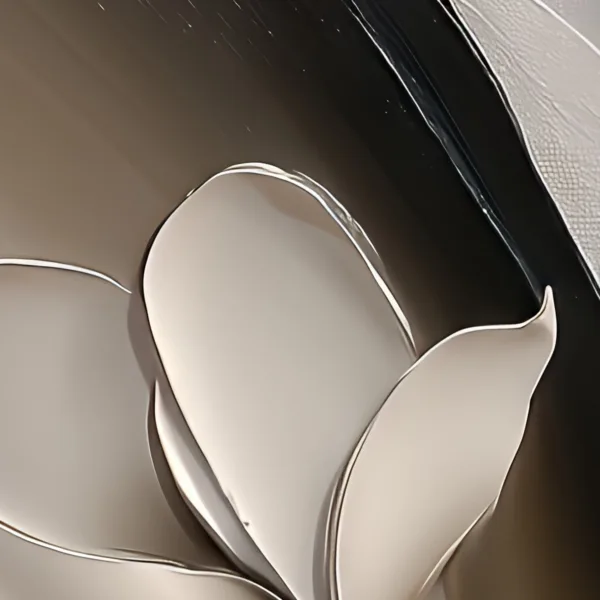 ba-0034-three-white-blooms-canvas-4-detail-v4 Three White Blooms by Bassem, detail at close range