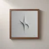 Star in Relief by Bassem, framed print on a wall