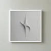 Star in Relief by Bassem, framed print on a wall