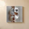 The Fluted Twist by Bassem, canvas on a wall