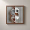 ba-0036-the-fluted-twist-framed-2-thin-closeup-walnut-v4 The Fluted Twist by Bassem, framed print on a wall