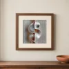 The Fluted Twist by Bassem, art print shown framed on a wall