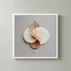 Circles in Balance by Bassem, framed print on a wall