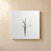 ba-0046-thin-stems-in-white-canvas-1-canvas-closeup-limewash-v4 Thin Stems in White by Bassem, canvas on a wall
