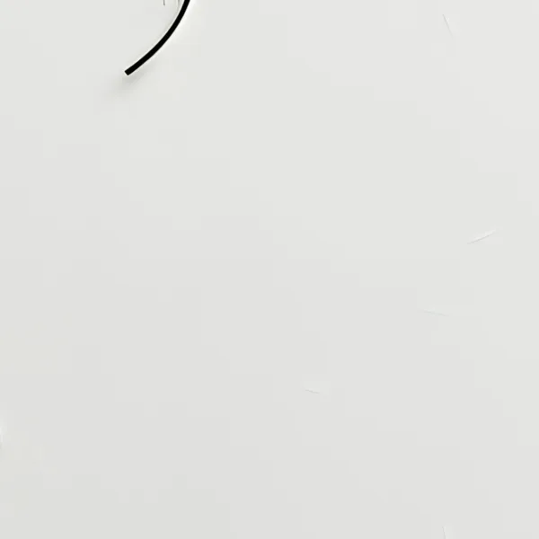 Thin Stems in White by Bassem, detail at close range
