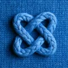 Cobalt Rope Knot by Bassem, the full artwork
