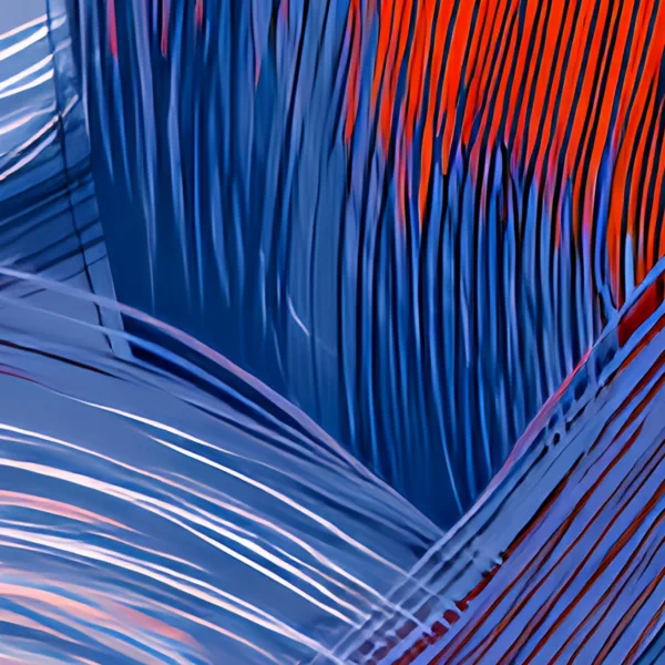 Ribbon Tree in Rain by Bassem, detail at close range