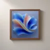 ba-0058-stardust-petals-framed-2-thin-closeup-walnut-v4 Stardust Petals by Bassem, framed print on a wall