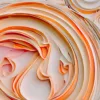 ba-0062-curled-ribbon-garden-canvas-4-detail-v4 Curled Ribbon Garden by Bassem, detail at close range