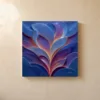 ba-0063-violet-ember-leaves-canvas-1-canvas-closeup-limewash-v4 Violet Ember Leaves by Bassem, canvas on a wall