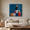 ba-0068-tower-of-blocks-canvas-2-canvas-room-living-greige-v4 Tower of Blocks by Bassem, canvas on a wall