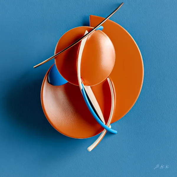ba-0071-layered-orange-discs-art-v2 Layered Orange Discs by Bassem, the full artwork