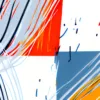 Swirling Line Bands by Bassem, detail at close range
