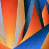 Sharp Orange Peaks by Bassem, the full artwork