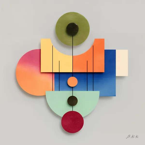 Little Color Mobile by Bassem, the full artwork