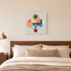 Little Color Mobile by Bassem, canvas on a wall
