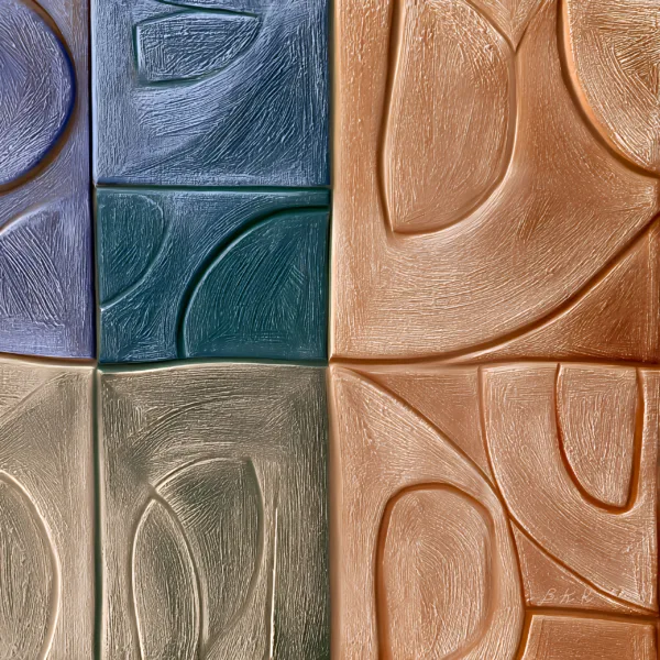 Carved Color Tiles by Bassem, the full artwork