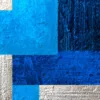 Sky Blue Labyrinth by Bassem, detail at close range