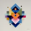 Bright Diamond Kite by Bassem, the full artwork