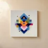 Bright Diamond Kite by Bassem, canvas on a wall