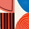 Stripes and Pebbles by Bassem, detail at close range