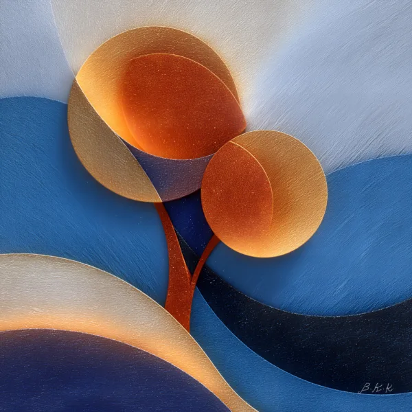 Little Orange Tree by Bassem, the full artwork