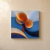 ba-0091-little-orange-tree-canvas-1-canvas-closeup-limewash-v4 Little Orange Tree by Bassem, canvas on a wall