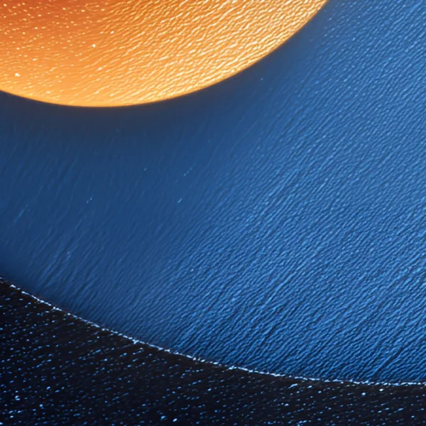 Little Orange Tree by Bassem, detail at close range