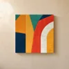 ba-0099-arch-of-marigold-canvas-1-canvas-closeup-limewash-v4 Arch of Marigold by Bassem, canvas on a wall