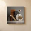 Balance in Bronze by Bassem, canvas on a wall