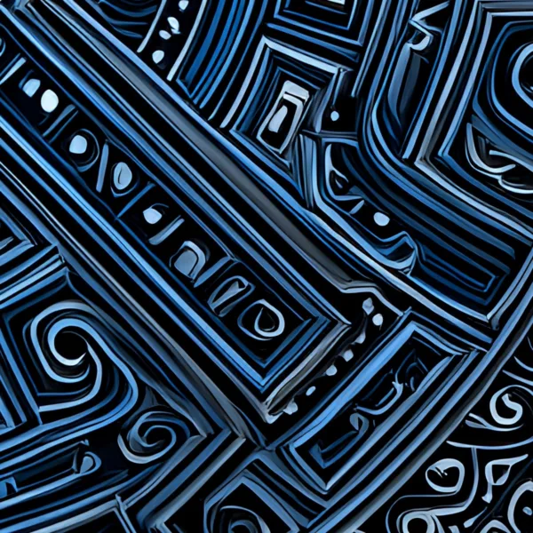 ba-0108-midnight-labyrinth-framed-5-detail-v4 Midnight Labyrinth by Bassem, detail at close range