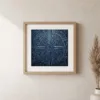 Midnight Labyrinth by Bassem, art print shown framed on a wall